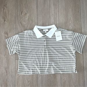 striped bohme shirt, size small